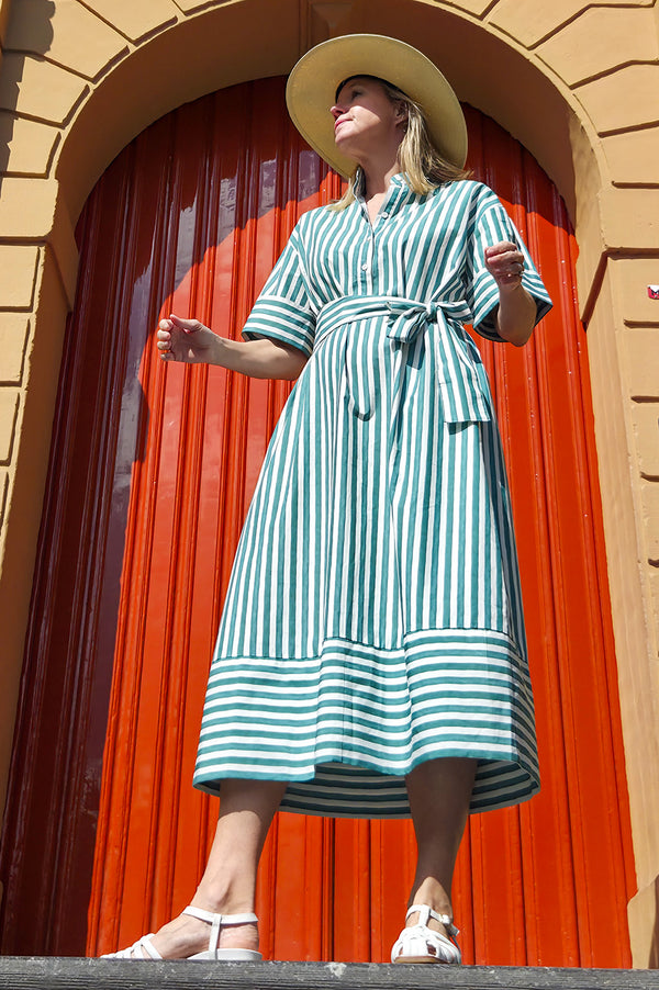 Simone Dress Stripe