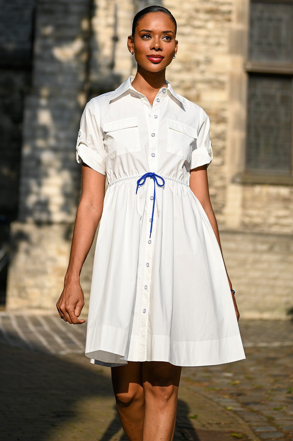 Marina Dress Mini – White