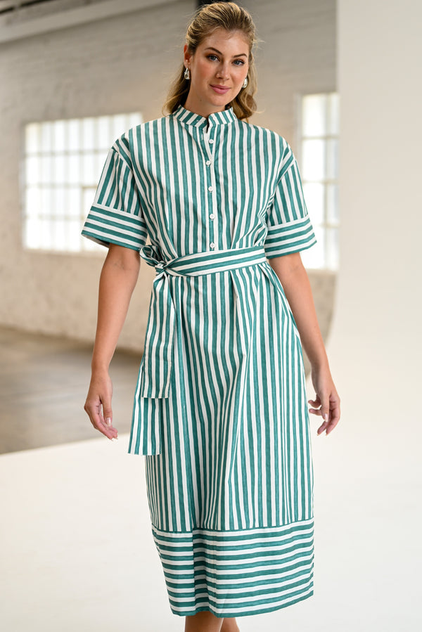 Simone Dress Stripe