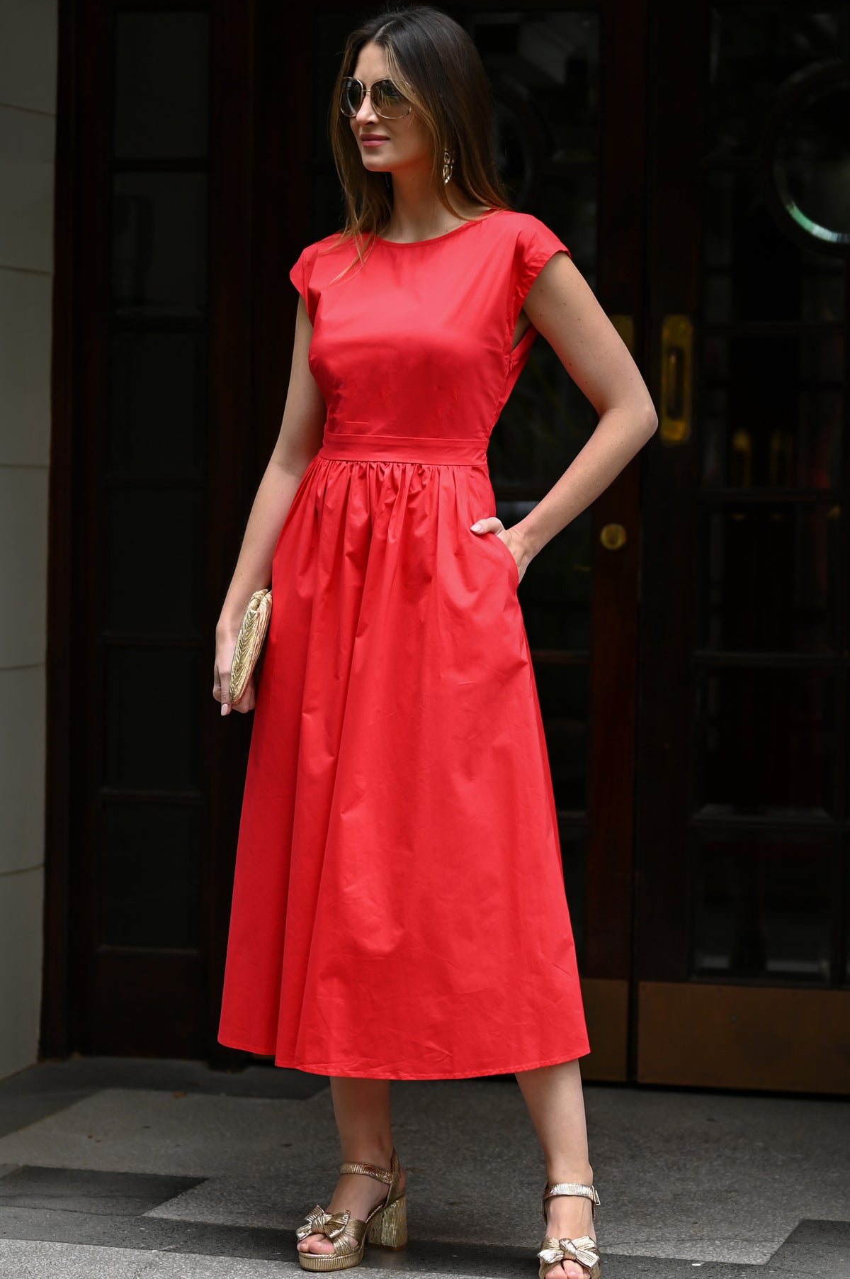 Abby Dress Red