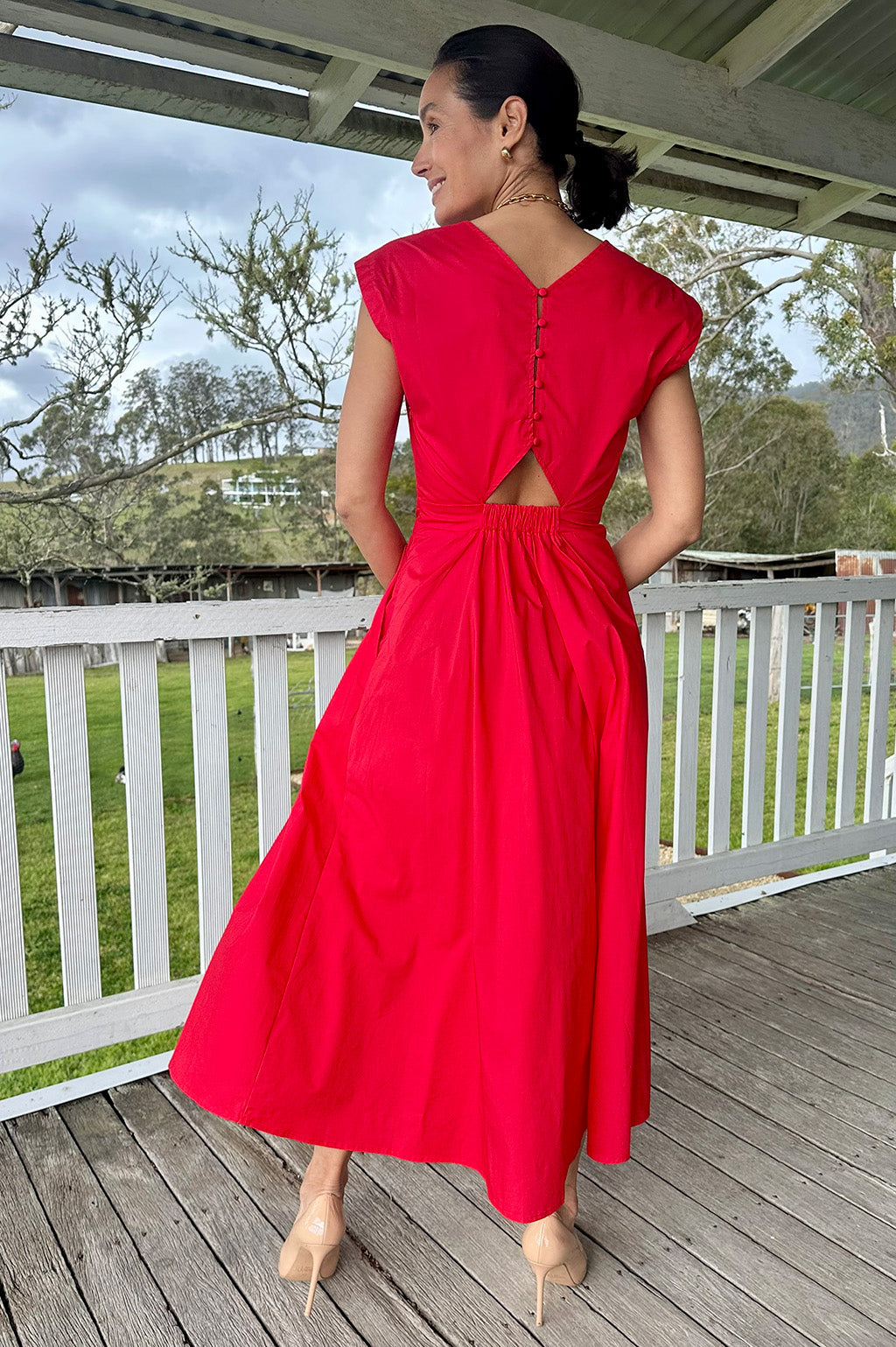 Abby Dress Red
