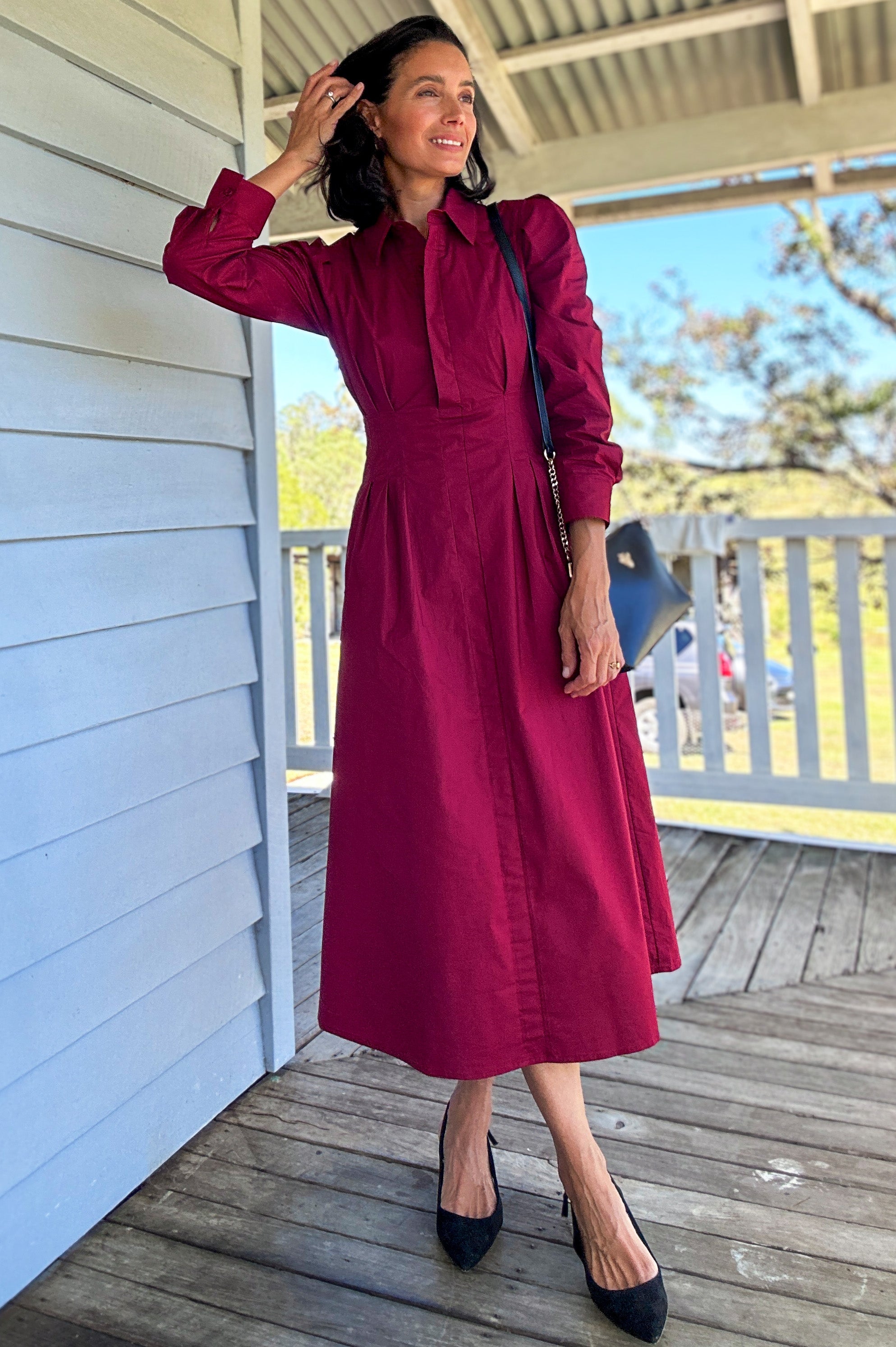 Axelle Dress Merlot