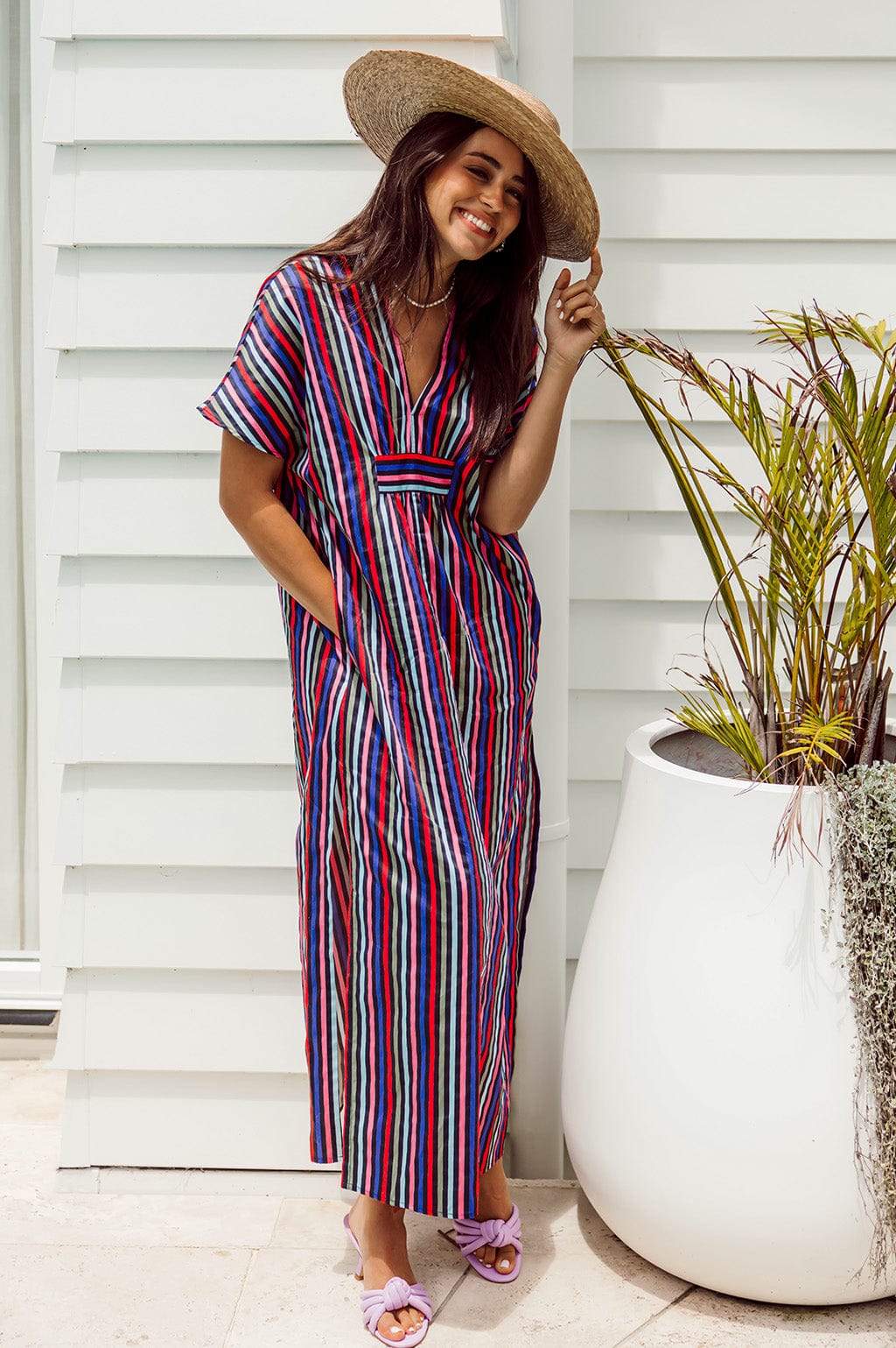 Wyatt Wylde Avery Stripe Dress