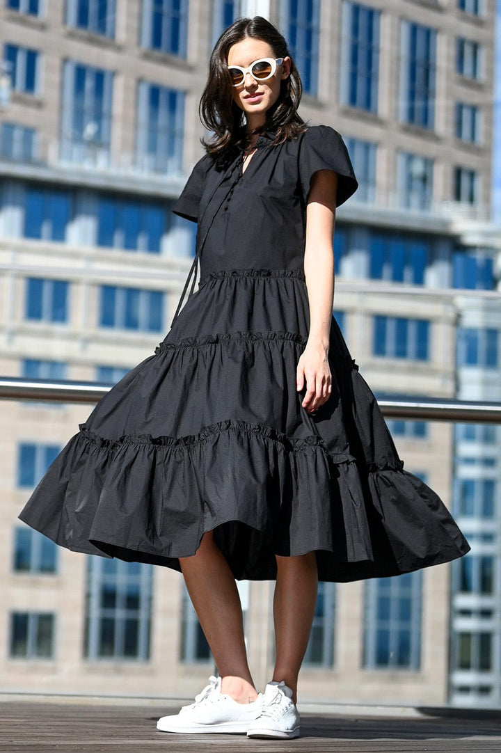 Wyatt Wylde Bell Dress Black