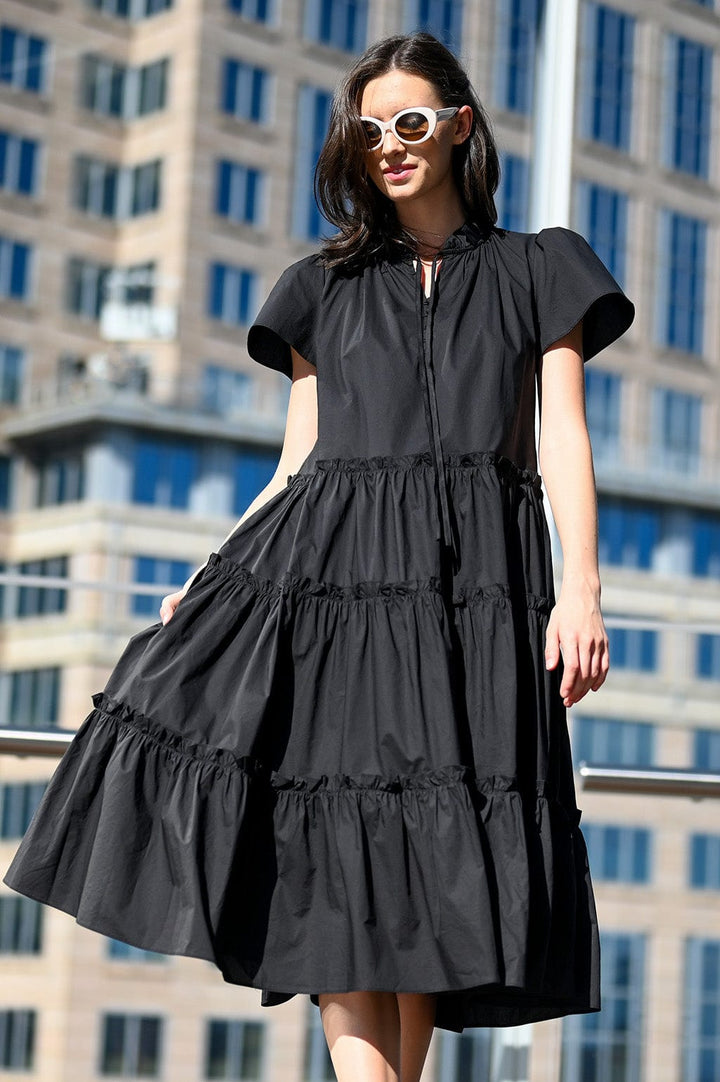 Wyatt Wylde Bell Dress Black