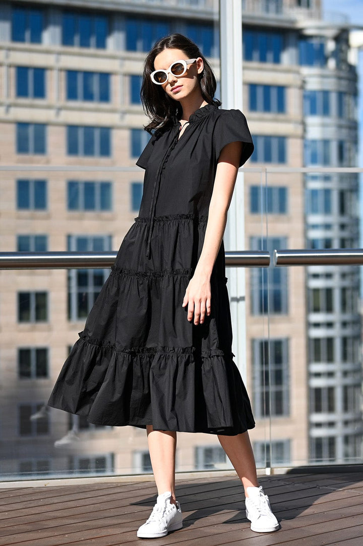 Wyatt Wylde Bell Dress Black