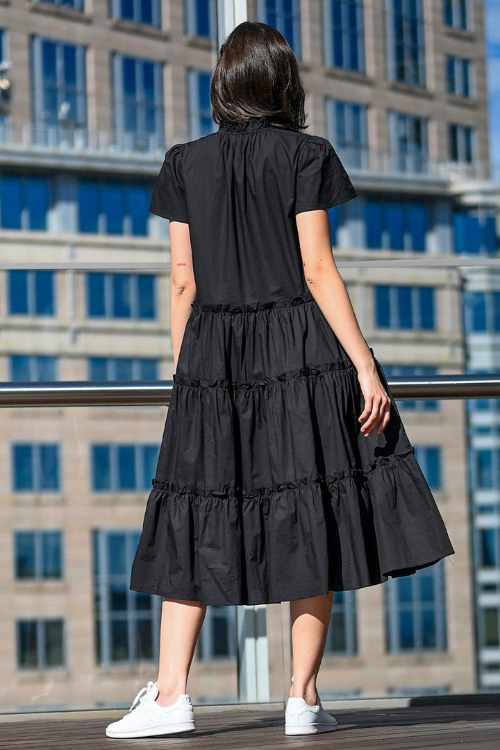 Wyatt Wylde Bell Dress Black