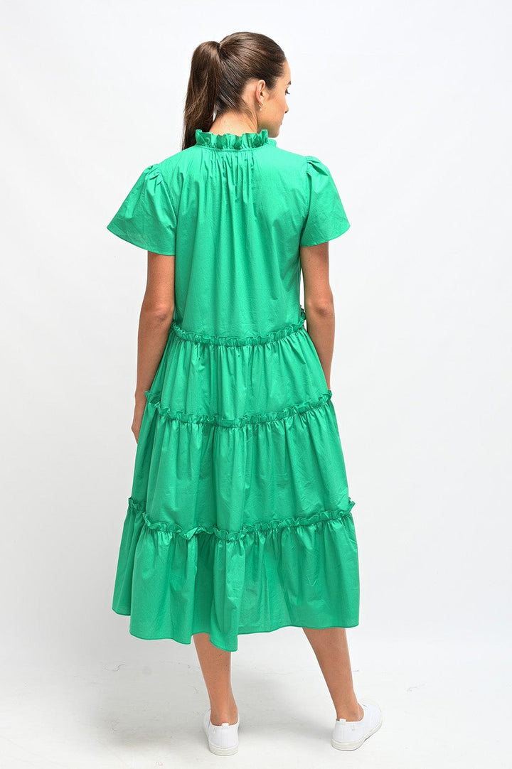 Wyatt Wylde Bell Dress Green