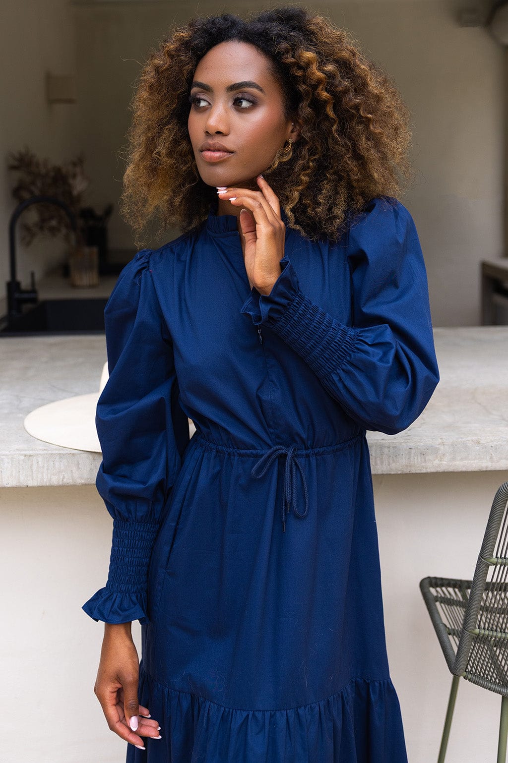 Wyatt Wylde Benett Dress Navy