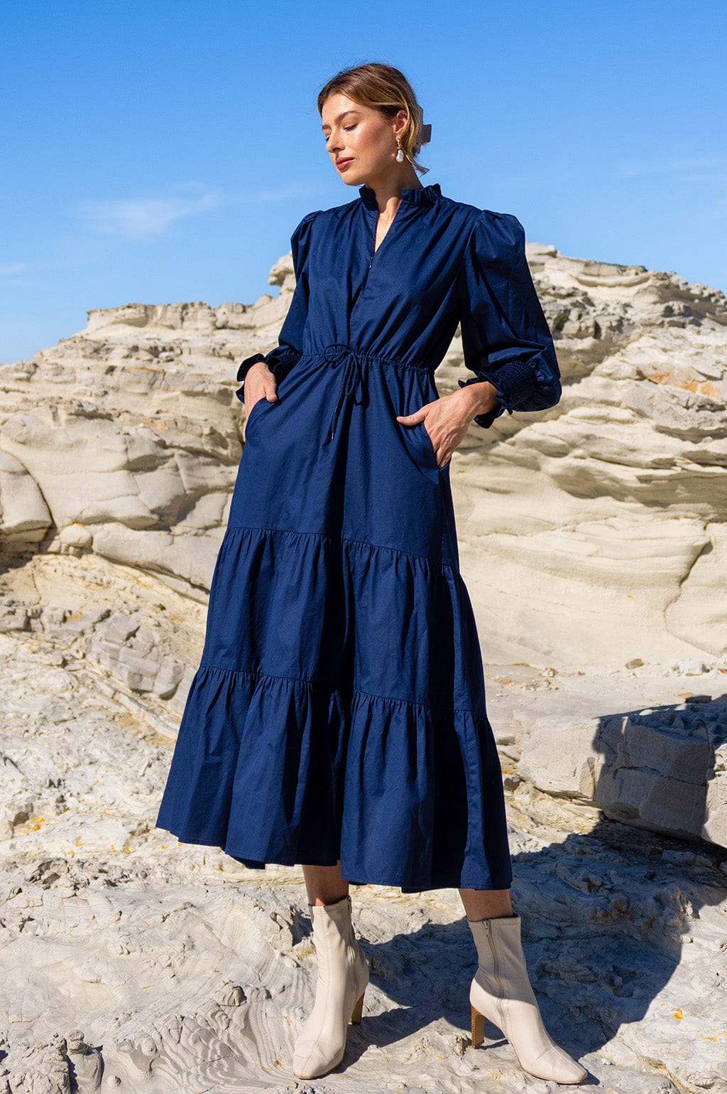 Wyatt Wylde Benett Dress Navy