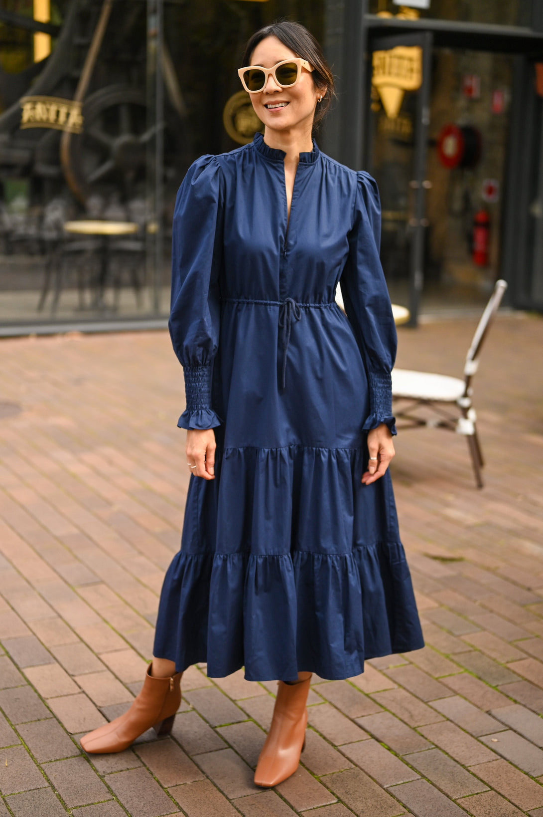 Wyatt Wylde Benett Dress Navy
