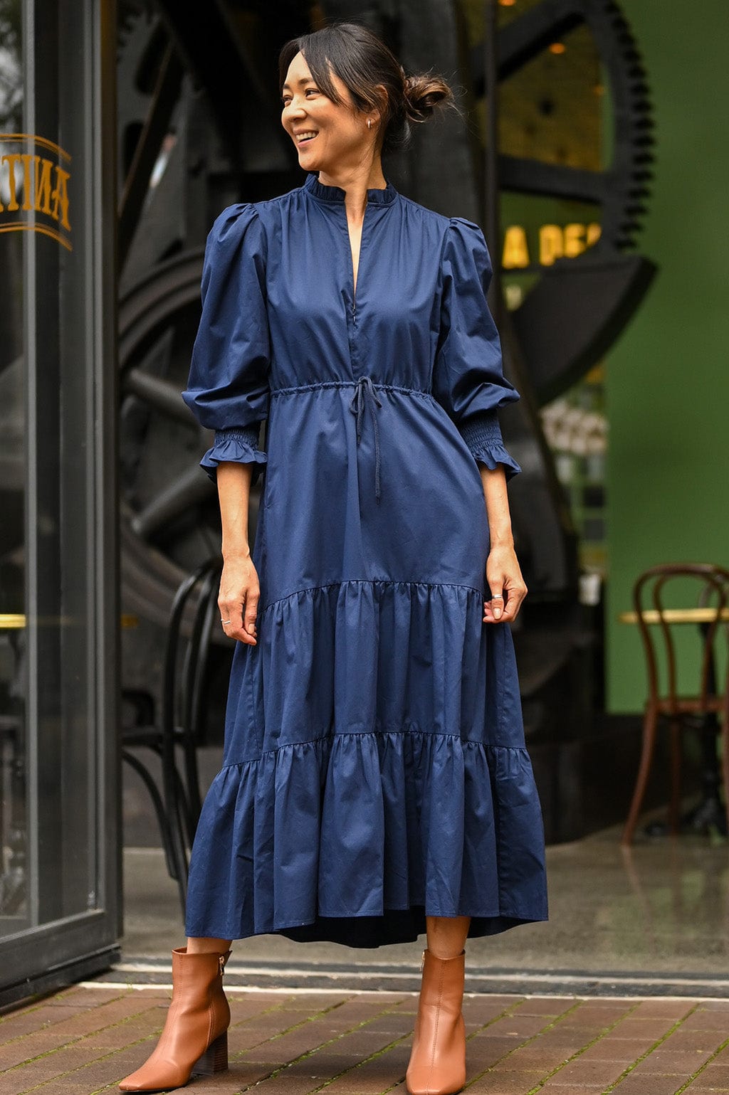 Wyatt Wylde Benett Dress Navy