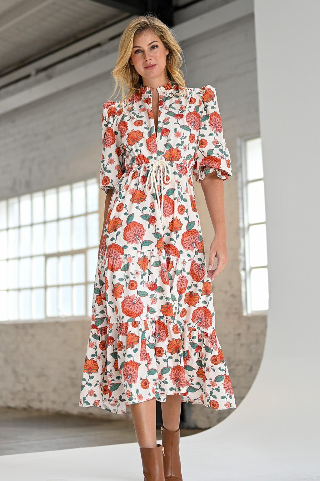 Wyatt Wylde Benett Dress Russet