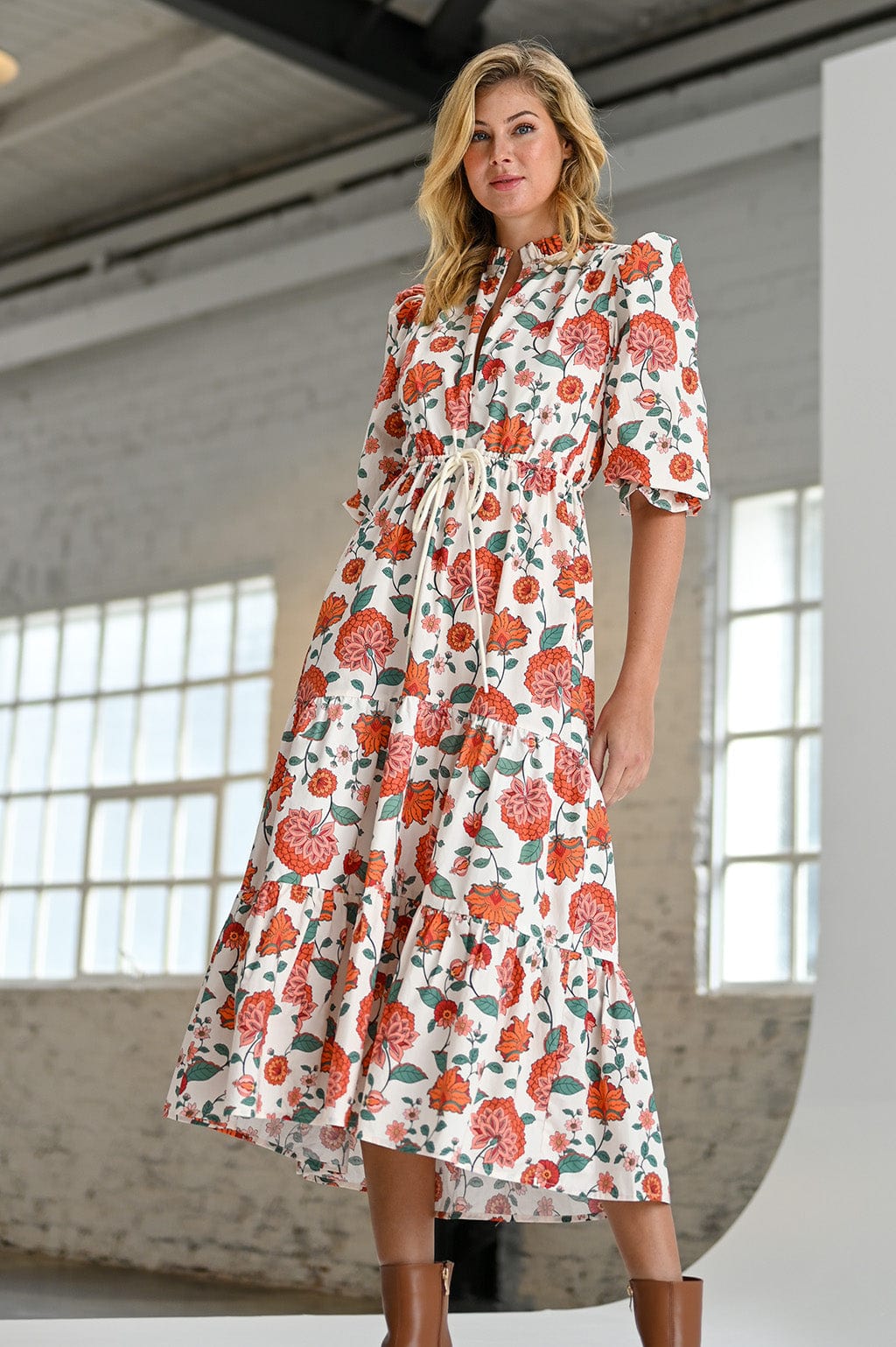 Wyatt Wylde Benett Dress Russet