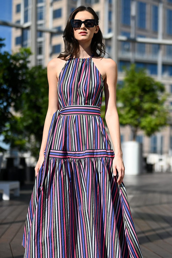 Wyatt Wylde Gable Dress Stripe