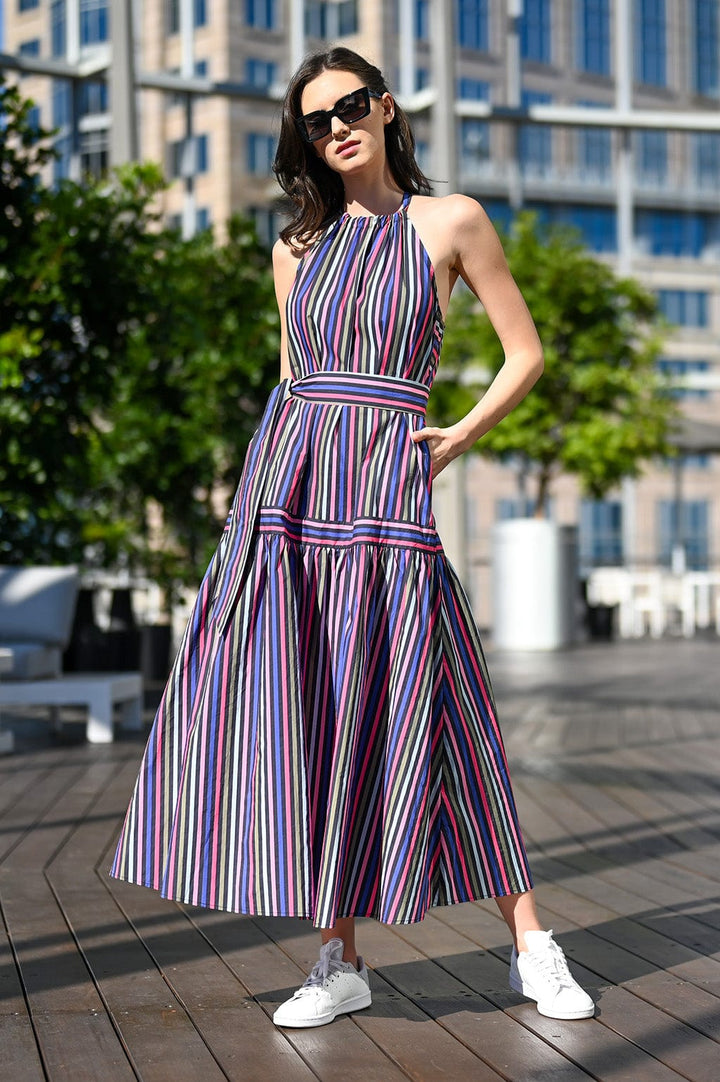 Wyatt Wylde Gable Dress Stripe