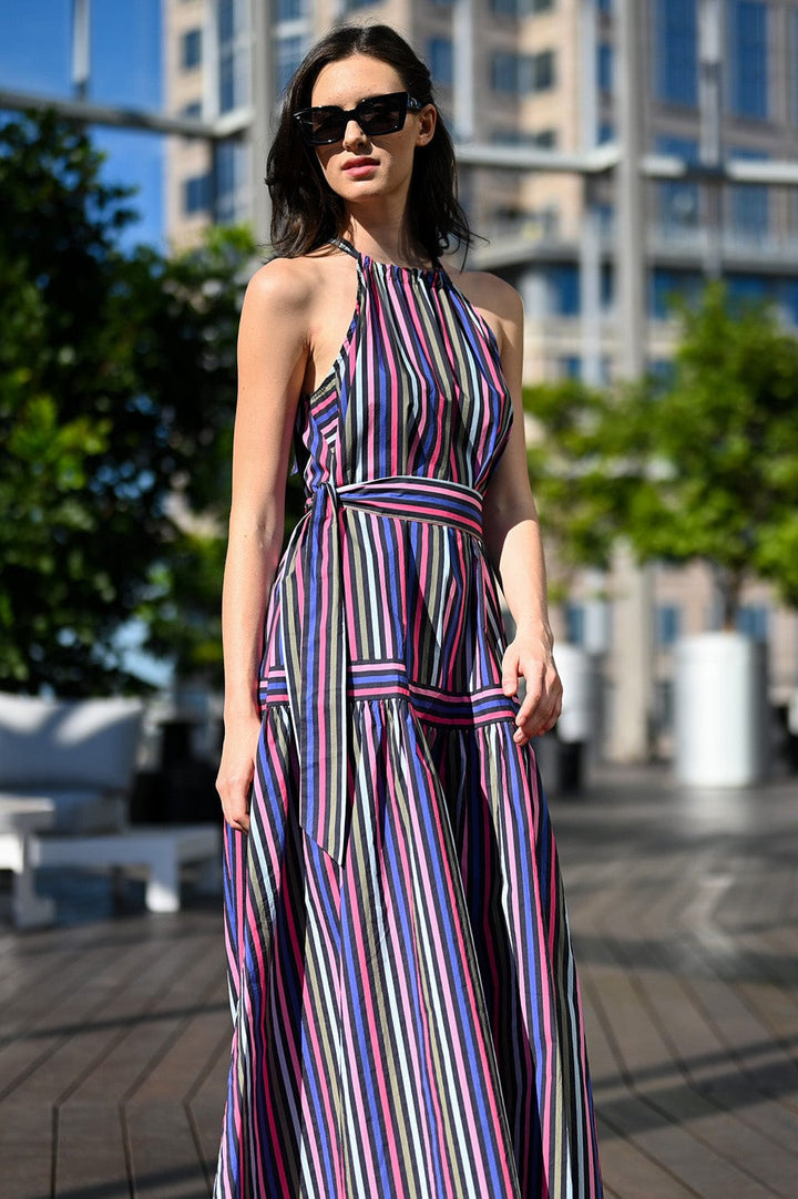 Wyatt Wylde Gable Dress Stripe