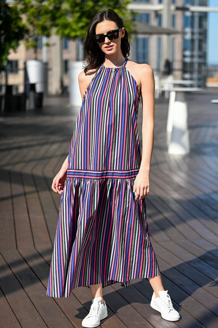 Wyatt Wylde Gable Dress Stripe