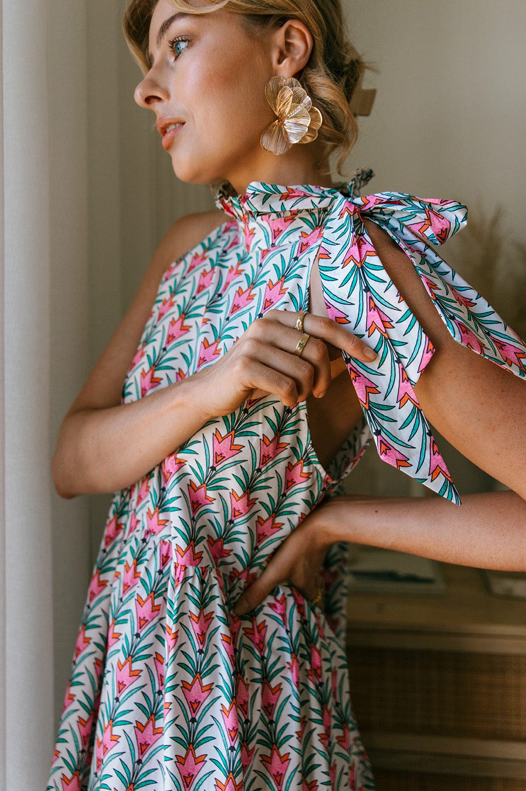 Wyatt Wylde Helena Dress Pink Vine