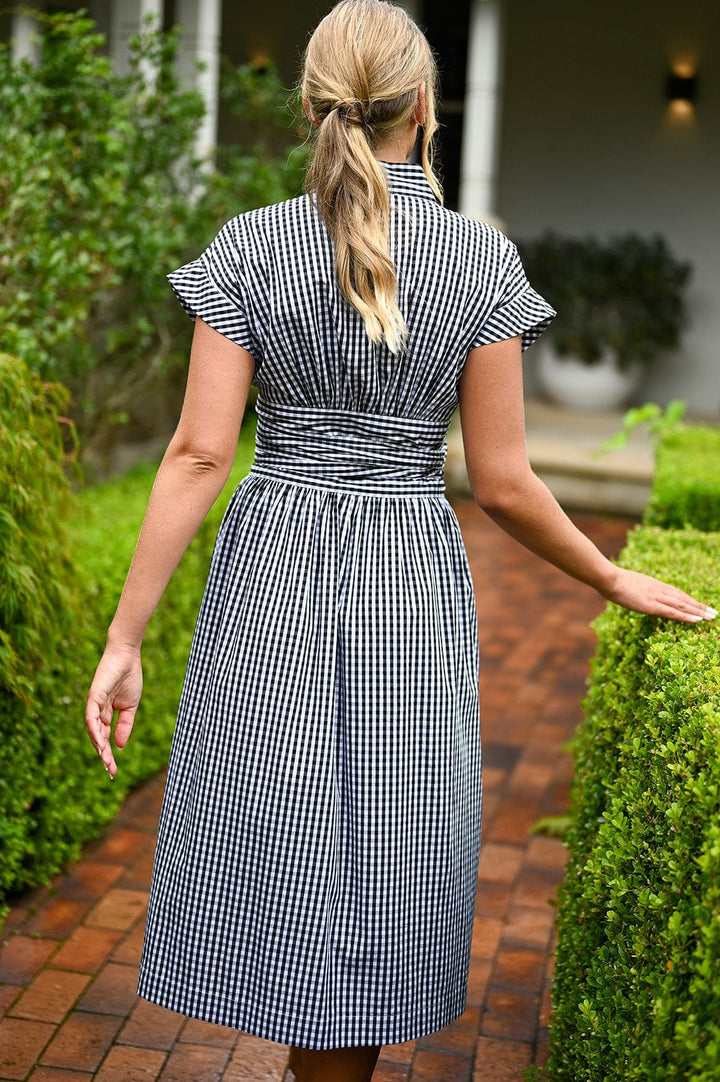 Wyatt Wylde Kennedy Wrap Dress Gingham