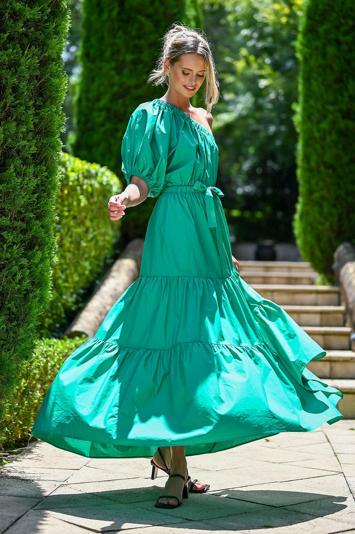 Wyatt Wylde Palmer Maxi Dress Green