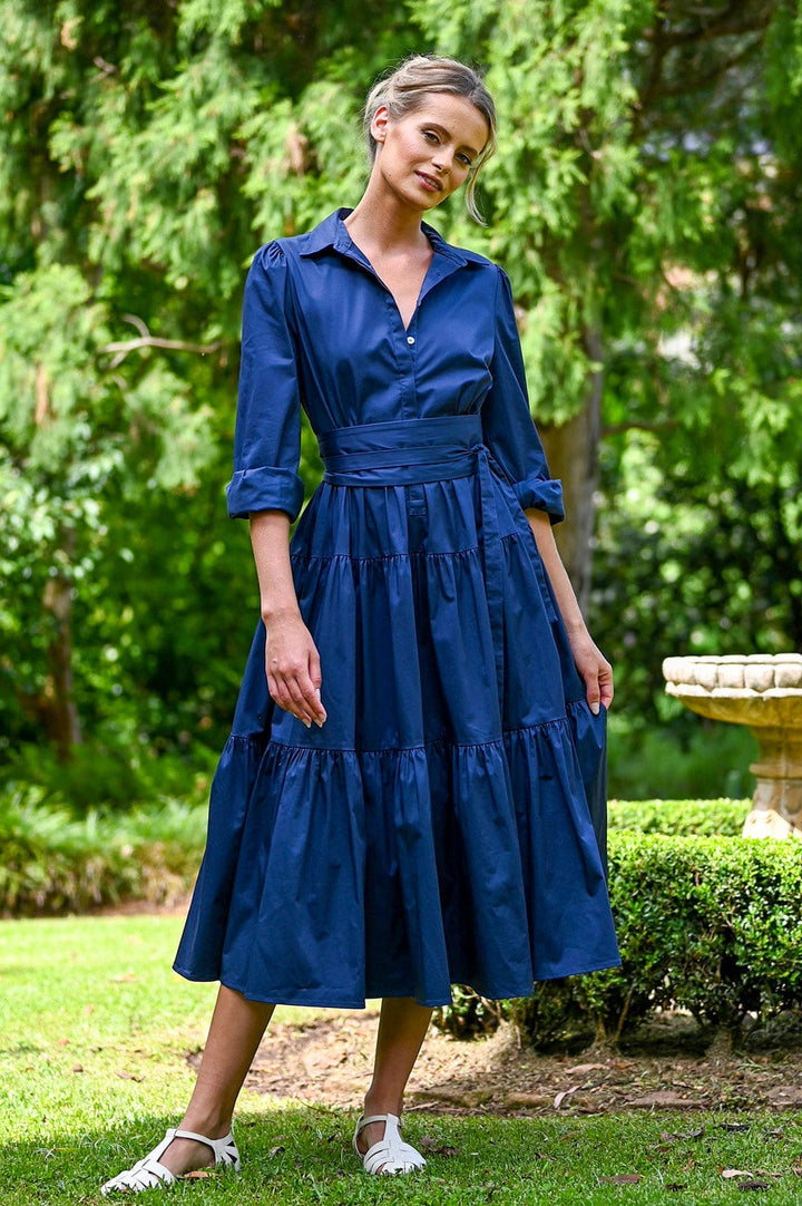 Wyatt Wylde Spencer Dress Midnight Blue