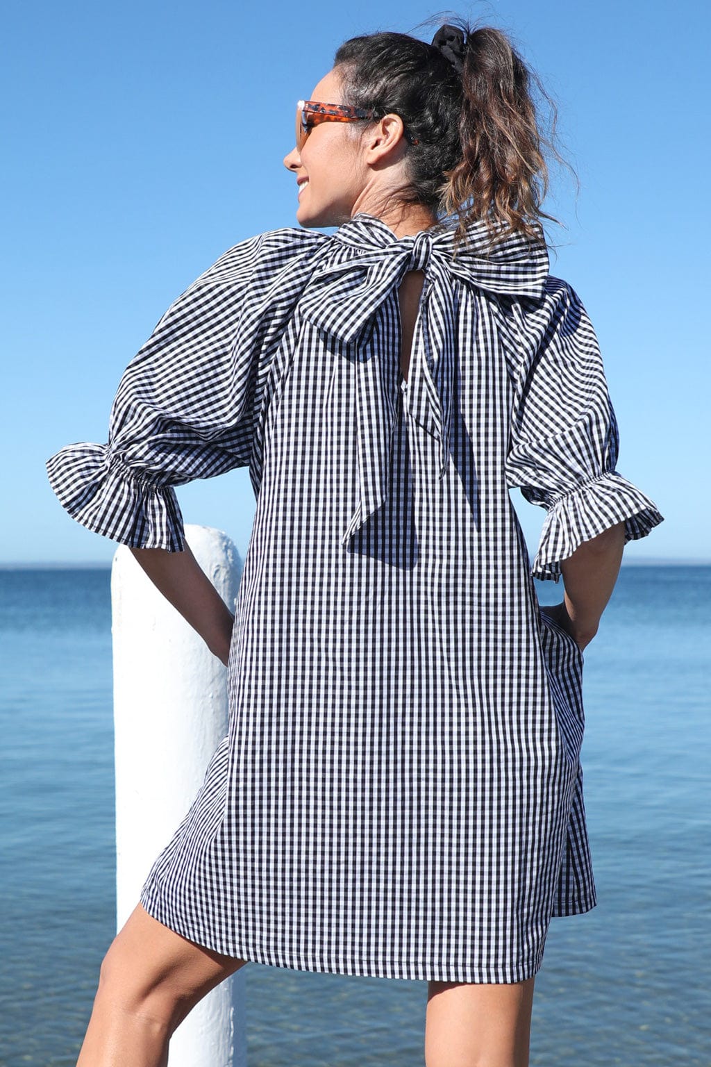Wyatt Wylde Adrian Reversible Dress Gingham