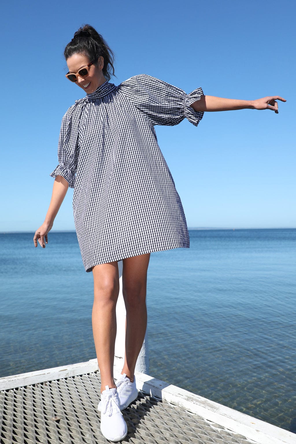 Wyatt Wylde Adrian Reversible Dress Gingham