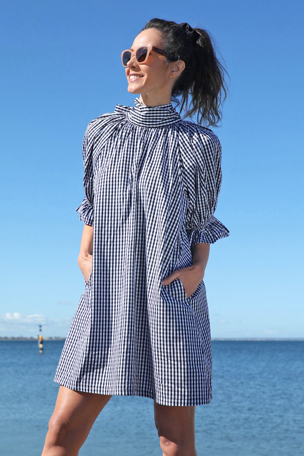 Wyatt Wylde Adrian Reversible Dress Gingham