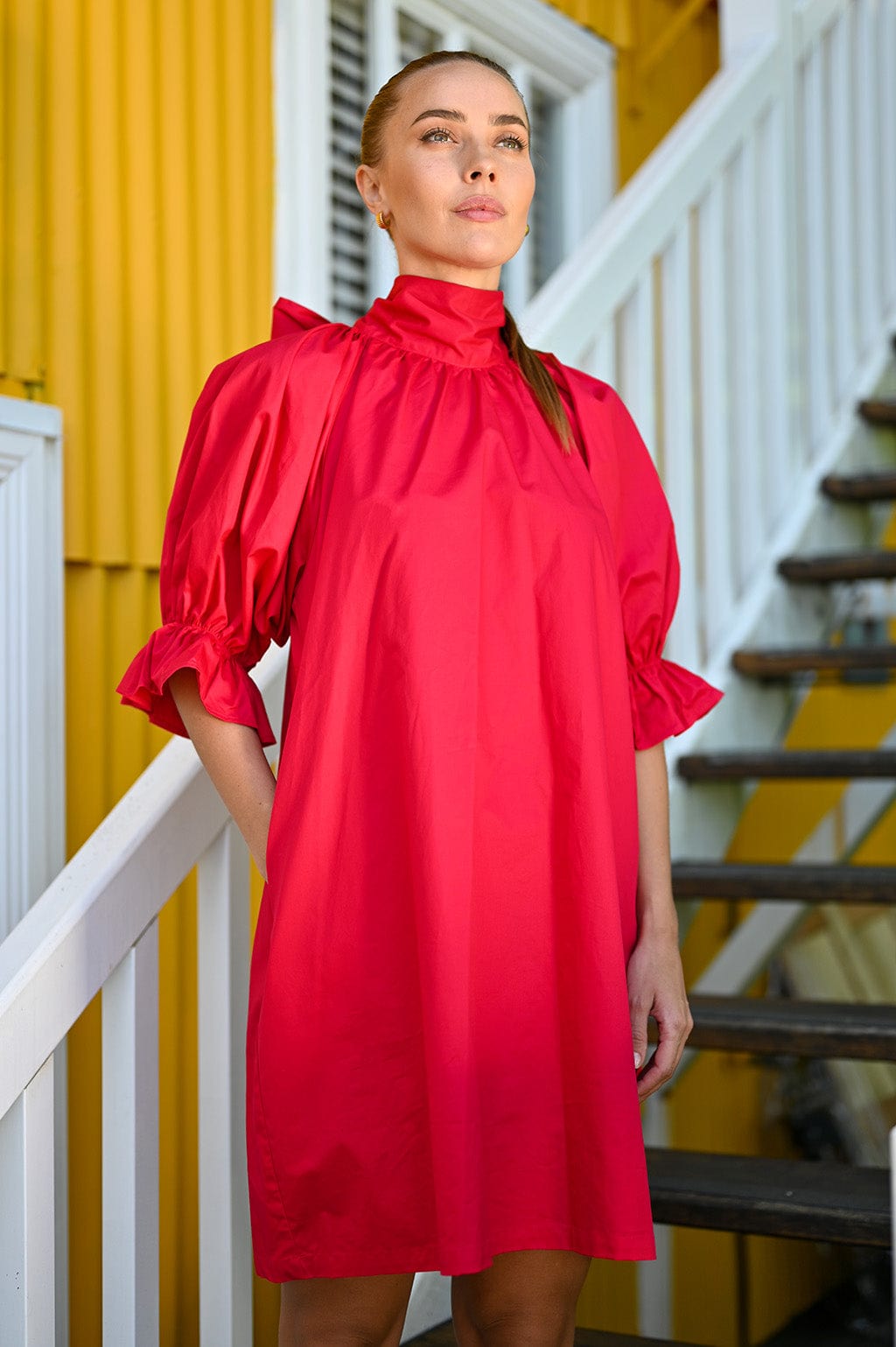 Wyatt Wylde Adrian Reversible Dress Red