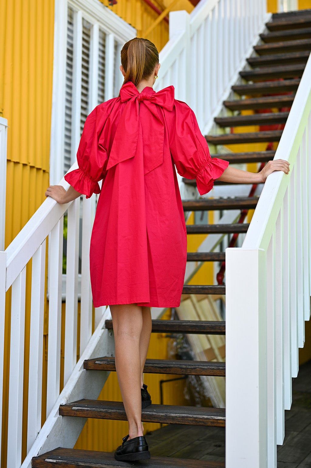 Wyatt Wylde Adrian Reversible Dress Red
