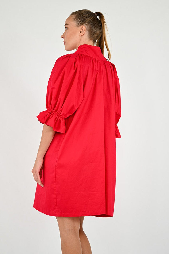 Adrian Reversible Dress Red – Wyatt Wylde