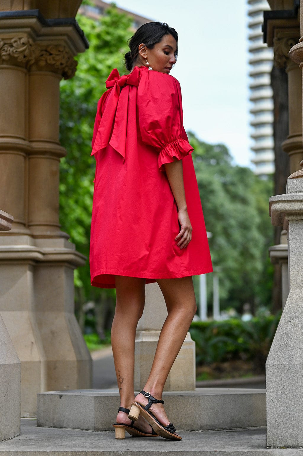Wyatt Wylde Adrian Reversible Dress Red