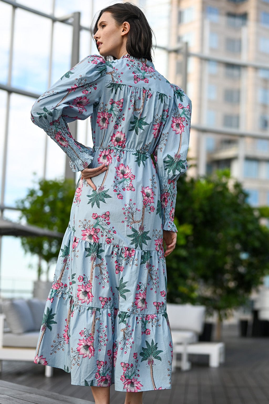 Wyatt Wylde Benett Dress Palm