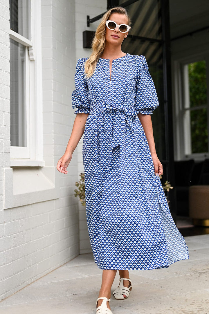 Wyatt Wylde Binky Maxi Dress Geo