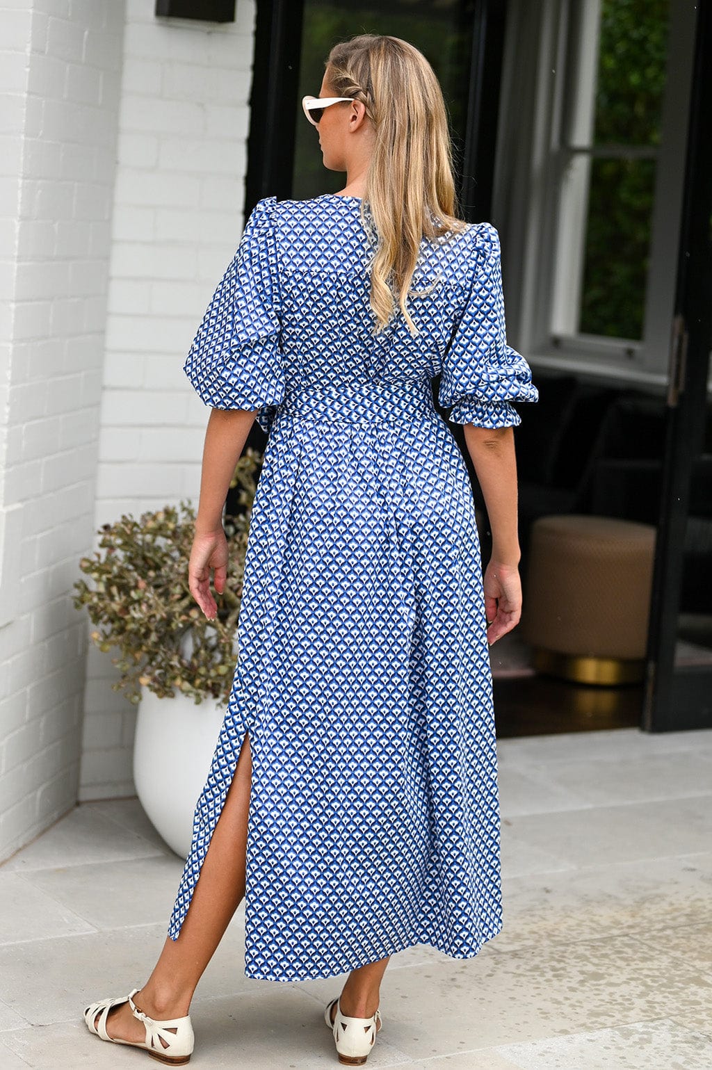 Wyatt Wylde Binky Maxi Dress Geo