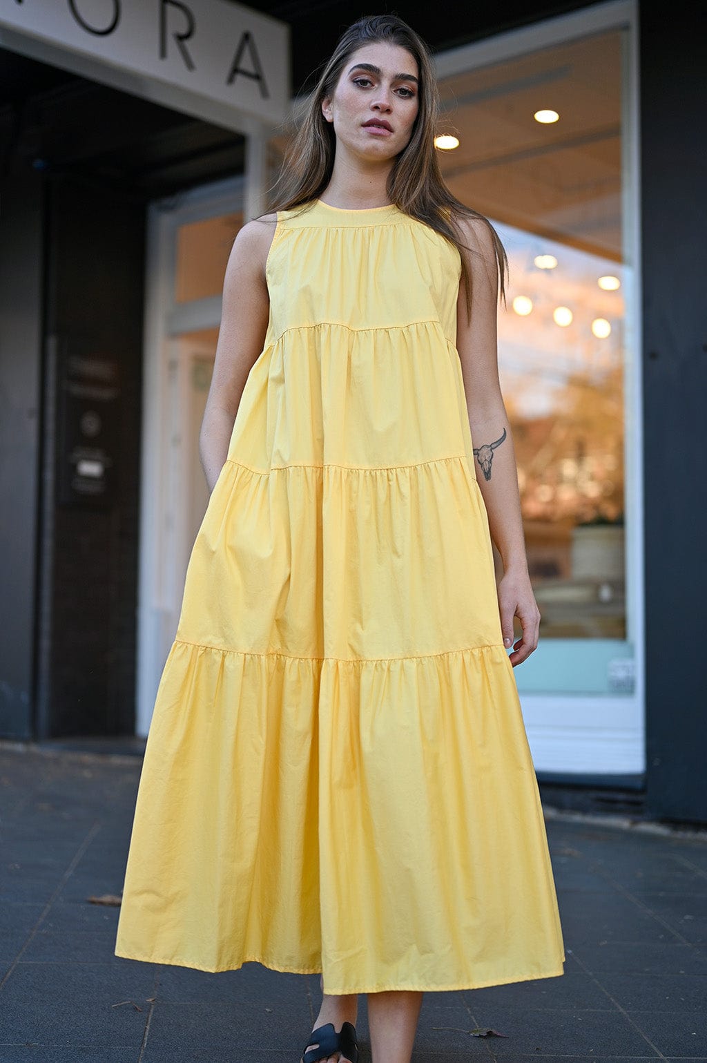 Wyatt Wylde Florence Dress Buttercup