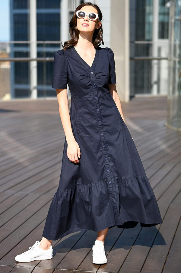 Wyatt Wylde Gwen Dress Navy